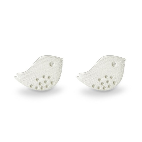 Kleine vogel Stud Earring Sterling Zilver