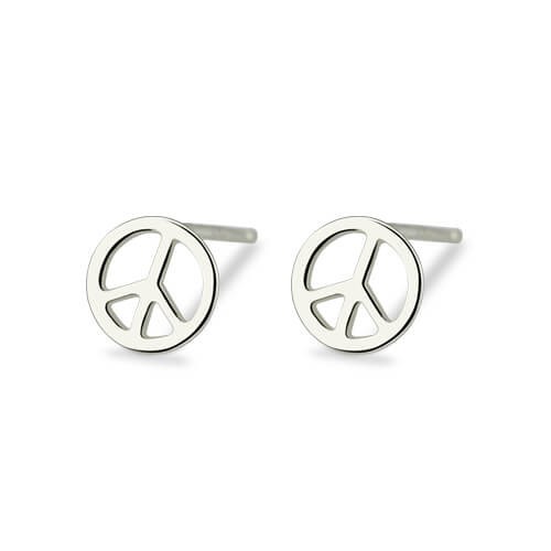 Vredesteken Stud Earring Sterling Zilver