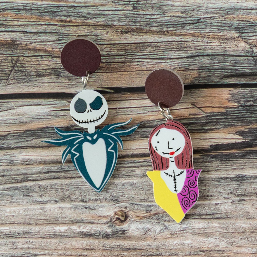 Halloween Jack en Sally oorbellen cadeau voor haar